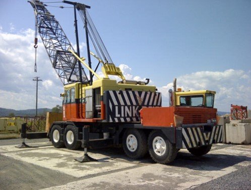 82 T FMC Linkbelt Truck Mounted Crane